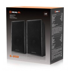 Акустична система REAL-EL S-202 Black (EL121200019)