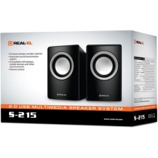 Акустична система REAL-EL S-215 Black (EL121200002)