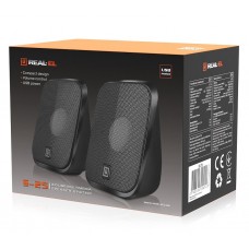 Акустична система REAL-EL S-25 Black (EL121100022)