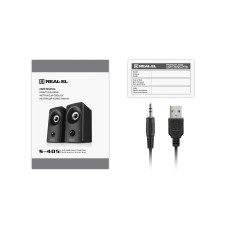 Акустична система REAL-EL S-405 Black (EL121100016)