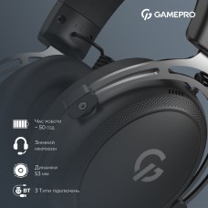 Гарнітура GamePro Asgard Skald Black (HSW160B) Гарнітура GamePro Asgard Skald Black (HSW160B)
