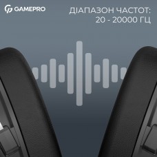Гарнітура GamePro Asgard Skald Black (HSW160B) Гарнітура GamePro Asgard Skald Black (HSW160B)