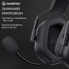 Гарнітура GamePro Genesis Hunter Black (HS1350B) Гарнітура GamePro Genesis Hunter Black (HS1350B)