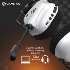 Гарнітура GamePro Genesis Mercury Pro White (HSW120W) Гарнітура GamePro Genesis Mercury Pro White (HSW120W)