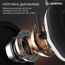 Гарнітура GamePro Genesis Mercury Pro White (HSW120W) Гарнітура GamePro Genesis Mercury Pro White (HSW120W)