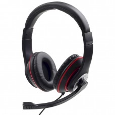 Гарнітура Gembird MHS-03-BKRD Black/Red (MHS-03-BKRD)