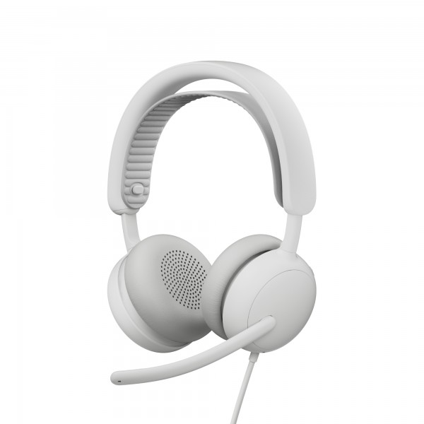 Гарнітура Logitech Zone Wired 2 USB Off-White (981-001621)