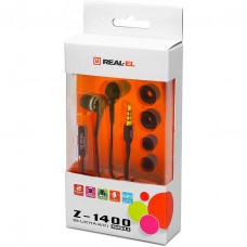 Гарнітура REAL-EL Z-1400 Mobile Black (EL124100035) Гарнітура REAL-EL Z-1400 Mobile Black (EL124100035)