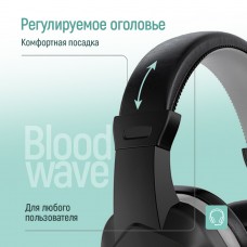 Гарнітура СolorWay Bloodwave LED Black (CW-HPG01BK) Гарнітура СolorWay Bloodwave LED Black (CW-HPG01BK)