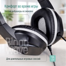 Гарнітура СolorWay Bloodwave LED Black (CW-HPG01BK) Гарнітура СolorWay Bloodwave LED Black (CW-HPG01BK)