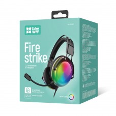 Гарнітура СolorWay Firestrike RGB Black (CW-HPG04BK) Гарнітура СolorWay Firestrike RGB Black (CW-HPG04BK)