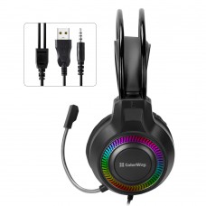Гарнітура СolorWay GlowCore RGB Black (CW-HPG02BK) Гарнітура СolorWay GlowCore RGB Black (CW-HPG02BK)