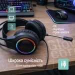Гарнітура СolorWay GlowCore RGB Black (CW-HPG02BK) Гарнітура СolorWay GlowCore RGB Black (CW-HPG02BK)