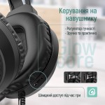 Гарнітура СolorWay GlowCore RGB Black (CW-HPG02BK) Гарнітура СolorWay GlowCore RGB Black (CW-HPG02BK)