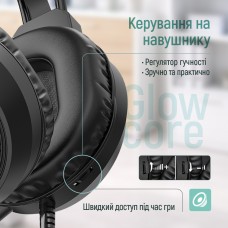 Гарнітура СolorWay GlowCore RGB Black (CW-HPG02BK) Гарнітура СolorWay GlowCore RGB Black (CW-HPG02BK)