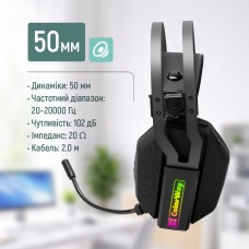 Гарнітура СolorWay Hyperblast RGB Black (CW-HPG05BK) Гарнітура СolorWay Hyperblast RGB Black (CW-HPG05BK)