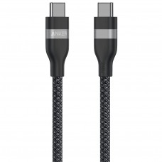 Кабель Anker Upcycled-Braided USB-C - USB-C (M/M), 240W, 1.8 м, Black (A82E2H12)