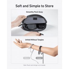 Кабель Anker Upcycled-Braided USB-C - USB-C (M/M), 240W, 1.8 м, Black (A82E2H12)