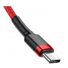 Кабель Baseus Cafule USB-C-USB-C, PD2.0, 60W 2м Red (CATKLF-H09) Кабель Baseus Cafule USB-C-USB-C, PD2.0, 60W 2м Red (CATKLF-H09)