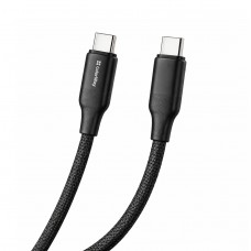 Кабель ColorWay USB Type-C - USB Type-C (M/M), TPE embossed, 3А, 1 м, Black (CW-CBPDCC101-BK) Кабель ColorWay USB Type-C - USB Type-C (M/M), TPE embossed, 3А, 1 м, Black (CW-CBPDCC101-BK)