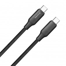 Кабель ColorWay USB Type-C - USB Type-C (M/M), TPE embossed, 3А, 1 м, Black (CW-CBPDCC101-BK) Кабель ColorWay USB Type-C - USB Type-C (M/M), TPE embossed, 3А, 1 м, Black (CW-CBPDCC101-BK)