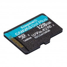 Карта пам`яті MicroSDXC 128GB UHS-I/U3 Class 10 Kingston Canvas Go! Plus R200/W200MB/s (SDCG4/128GBSP)
