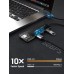 Концентратор Cabletime USB C/A - 4 Port USB 3.0, 5Gbps, 0.15 m (CB05B)