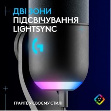 Мiкрофон Logitech Yeti GX Dynamic RGB Gaming Mic with Lightsync Black (988-000569)