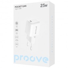 Мережевий зарядний пристрій Proove Pocket GaN 25W White (WCPG25010202)