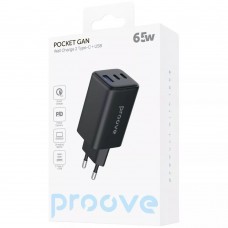 Мережевий зарядний пристрій Proove Pocket GaN 65W Black (WCPG65121201)