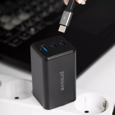 Мережевий зарядний пристрій Proove Pocket GaN 65W Black (WCPG65121201)