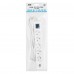 Мережевий фільтр 2E 5хSchuko, 1 х USB, 1 x USB-C, 3 м (2E-SP515M3USBWH)