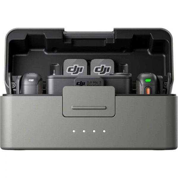 Мікрофонна радіосистема DJI Mic 3 (2 TX + 1 RX + Charging Case) (CP.RN.00000480.01)