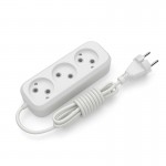 Подовжувач блоковий (ABS) Electrum 3 гнізда 1,5м C-ES-1785 (C-ES-1785)