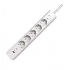 Подовжувач блоковий (PP) Electrum 5 розеток 3м із вимикачем та 2 Type-C + USB C-ES-1991 (C-ES-1991)