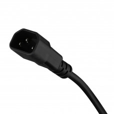 Фільтр живлення 2E 3 розетки, 1 м, чорний (2E-U03C14M1BK)
