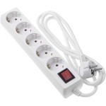Фільтр живлення 2Е (2E-U05ESM1.5) 5хSchuko, 1.5 м, білий