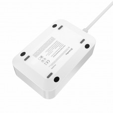 Фільтр живлення ColorWay CW-CHE36PDB 20W (3 USB-A + 3 TYPE-C) 3 розетки, 6 USB, 2 м, чорний (CW-CHE36PDB)