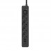 Фільтр живлення ColorWay CW-CHE435PDB 4 розетки, 3USB (2USB-A + 1 TYPE-C) (24W), 2м, Black (CW-CHE435PDB)