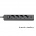 Фільтр живлення ColorWay CW-CHE435PDB 4 розетки, 3USB (2USB-A + 1 TYPE-C) (24W), 2м, Black (CW-CHE435PDB)