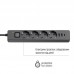 Фільтр живлення ColorWay CW-CHE435PDB 4 розетки, 3USB (2USB-A + 1 TYPE-C) (24W), 2м, Black (CW-CHE435PDB)
