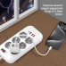 Фільтр живлення ColorWay CW-CHE64PDW 6 розеток, 4USB (Type-C PD20W + 3USB QC3.0) (38W), 2м, White (CW-CHE64PDW)