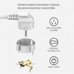 Фільтр живлення ColorWay CW-CHE64PDW 6 розеток, 4USB (Type-C PD20W + 3USB QC3.0) (38W), 2м, White (CW-CHE64PDW) Фільтр живлення ColorWay CW-CHE64PDW 6 розеток, 4USB (Type-C PD20W + 3USB QC3.0) (38W), 2м, White (CW-CHE64PDW)