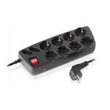 Фільтр живлення REAL-EL RS-10 Protect 1.8 м Black (EL122300038)