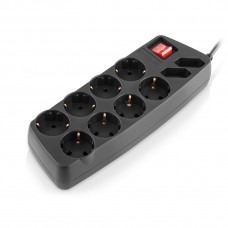 Фільтр живлення REAL-EL RS-10 Protect 5 м Black (EL122300040)