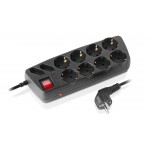 Фільтр живлення REAL-EL RS-10 Protect 5 м Black (EL122300040)
