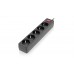 Фільтр живлення REAL-EL RS-Protect 505 1.8 м Black (EL122300044)