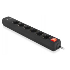 Фільтр живлення REAL-EL RS-Protect 605 3м Black (EL122300041)