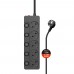 Фільтр живлення СolorWay (CW-PSEA55SBK) 5 розеток, 5м, Black