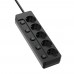 Фільтр живлення СolorWay (CW-PSEA55SBK) 5 розеток, 5м, Black